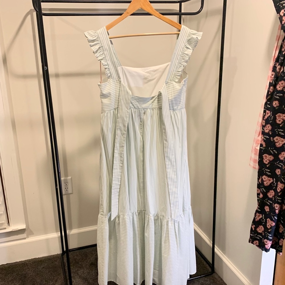 Gal Meets Glam mint & white striped dress - Picture 3 of 4